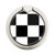S2492 Black and White Check Graphic Ring Holder and Pop Up Grip