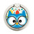 S2521 Cute Nerd Owl Cartoon Graphic Ring Holder and Pop Up Grip