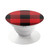 S2931 Red Buffalo Check Pattern Graphic Ring Holder and Pop Up Grip