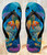 FA0494 Underwater World Cartoon Beach Slippers Sandals Flip Flops Unisex