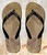 FA0502 Yellow Marble Stone Beach Slippers Sandals Flip Flops Unisex