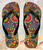 FA0515 Colorful Pattern Beach Slippers Sandals Flip Flops Unisex