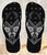 FA0528 Bandana Black Pattern Beach Slippers Sandals Flip Flops Unisex