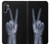 S3101 X-ray Peace Sign Fingers Case For Samsung Galaxy Note 10 Plus