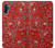 S3354 Red Classic Bandana Case For Samsung Galaxy Note 10 Plus
