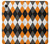 S3421 Black Orange White Argyle Plaid Case For iPhone XR S3421 Black Orange White Argyle Plaid Case For iPhone XR