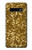 S3388 Gold Glitter Graphic Print Case For Samsung Galaxy S10
