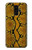 S3365 Yellow Python Skin Graphic Print Case For Samsung Galaxy S9 Plus