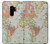 S3418 Vintage World Map Case For Samsung Galaxy S9 Plus