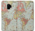 S3418 Vintage World Map Case For Samsung Galaxy S9