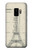 S3474 Eiffel Architectural Drawing Case For Samsung Galaxy S9