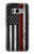 S3472 Firefighter Thin Red Line Flag Case For Samsung Galaxy S8
