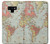 S3418 Vintage World Map Case For Note 9 Samsung Galaxy Note9