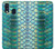 S3414 Green Snake Scale Graphic Print Case For Samsung Galaxy A40