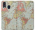 S3418 Vintage World Map Case For Samsung Galaxy A40