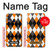S3421 Black Orange White Argyle Plaid Case For Samsung Galaxy A40