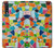 S3391 Abstract Art Mosaic Tiles Graphic Case For Samsung Galaxy A50