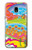S3407 Hippie Art Case For Samsung Galaxy J3 (2018), J3 Star, J3 V 3rd Gen, J3 Orbit, J3 Achieve, Express Prime 3, Amp Prime 3