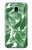 S3457 Paper Palm Monstera Case For Samsung Galaxy J3 (2018), J3 Star, J3 V 3rd Gen, J3 Orbit, J3 Achieve, Express Prime 3, Amp Prime 3