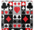 S3463 Poker Card Suit Case For Samsung Galaxy J3 (2018), J3 Star, J3 V 3rd Gen, J3 Orbit, J3 Achieve, Express Prime 3, Amp Prime 3