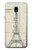 S3474 Eiffel Architectural Drawing Case For Samsung Galaxy J3 (2018), J3 Star, J3 V 3rd Gen, J3 Orbit, J3 Achieve, Express Prime 3, Amp Prime 3