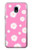 S3500 Pink Floral Pattern Case For Samsung Galaxy J3 (2018), J3 Star, J3 V 3rd Gen, J3 Orbit, J3 Achieve, Express Prime 3, Amp Prime 3