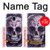 S3582 Purple Sugar Skull Case For Samsung Galaxy J3 (2018), J3 Star, J3 V 3rd Gen, J3 Orbit, J3 Achieve, Express Prime 3, Amp Prime 3