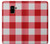 S3535 Red Gingham Case For Samsung Galaxy A8 (2018)
