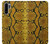 S3365 Yellow Python Skin Graphic Print Case For Huawei P30 Pro