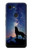 S3555 Wolf Howling Million Star Case For Google Pixel 3a