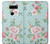 S3494 Vintage Rose Polka Dot Case For LG V30, LG V30 Plus, LG V30S ThinQ, LG V35, LG V35 ThinQ