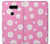 S3500 Pink Floral Pattern Case For LG V30, LG V30 Plus, LG V30S ThinQ, LG V35, LG V35 ThinQ