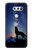S3555 Wolf Howling Million Star Case For LG V30, LG V30 Plus, LG V30S ThinQ, LG V35, LG V35 ThinQ