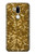 S3388 Gold Glitter Graphic Print Case For LG G7 ThinQ