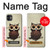 S0360 Coffee Owl Case For iPhone 11
