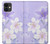 S2361 Purple White Flowers Case For iPhone 11
