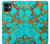 S2688 Aqua Copper Turquoise Gemstone Graphic Case For iPhone 11