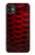 S2879 Red Arowana Fish Scale Case For iPhone 11