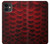 S2879 Red Arowana Fish Scale Case For iPhone 11