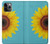 S3039 Vintage Sunflower Blue Case For iPhone 11 Pro