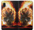 S0863 Hell Fire Skull Case For Samsung Galaxy A10e