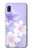 S2361 Purple White Flowers Case For Samsung Galaxy A10e