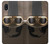 S2645 Vintage Brown Goggles Motorcycle Helmet Case For Samsung Galaxy A10e