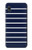S2767 Navy White Striped Case For Samsung Galaxy A10e