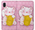 S3025 Pink Maneki Neko Lucky Cat Case For Samsung Galaxy A10e