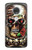 S0753 Skull Wing Rose Punk Case For Motorola Moto G7, Moto G7 Plus