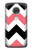 S1849 Pink Black Chevron Zigzag Case For Motorola Moto G7, Moto G7 Plus