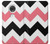 S1849 Pink Black Chevron Zigzag Case For Motorola Moto G7, Moto G7 Plus