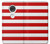 S2364 Red and White Striped Case For Motorola Moto G7, Moto G7 Plus