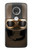 S2645 Vintage Brown Goggles Motorcycle Helmet Case For Motorola Moto G7, Moto G7 Plus